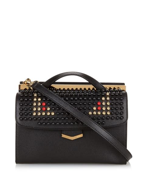 Fendi leather crossbody bag